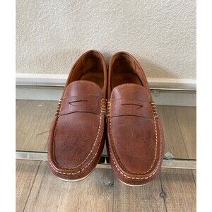 Allen Edmonds "SUPER SPORT DRIVER" Leather Penny Loafers 11.5 D Dark Chili